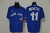 Blue Jays 11 Bo Bichette Royal 2020 Nike Cool Base Jersey,baseball caps,new era cap wholesale,wholesale hats